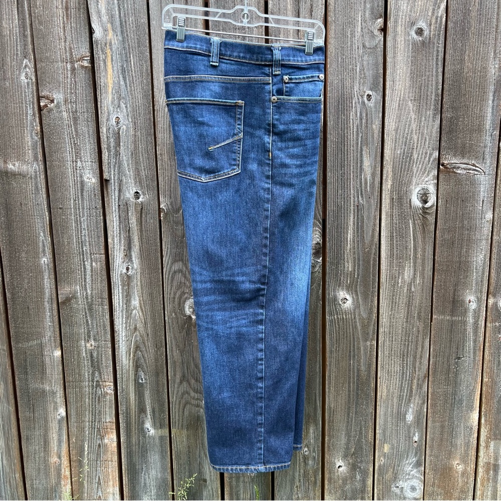True Nation Relaxed Fit Big & Tall dark wash blue jeans size 44 / 28